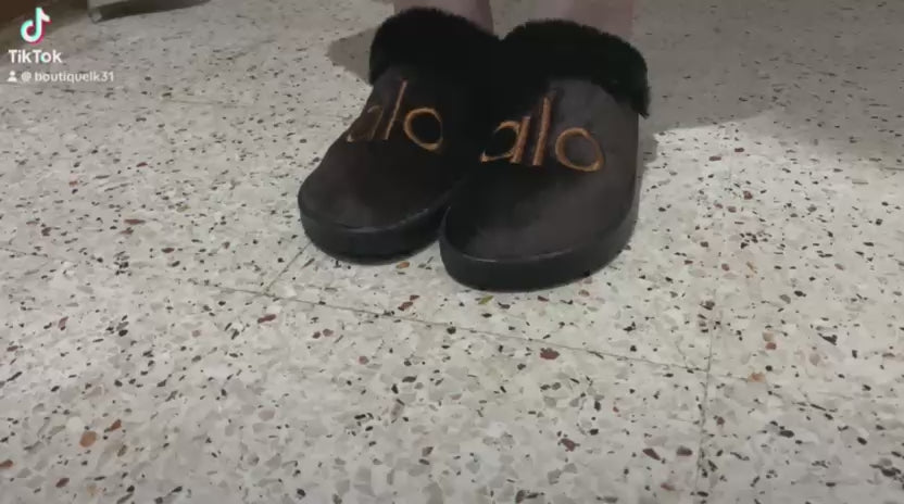 أحذية منزلية شتوية "ألو" - راحة وأناقة
